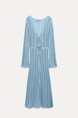 POINTELLE KNIT DRESS - Zara фото 6