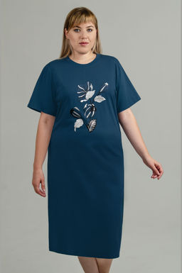 Арт. 4150 Туника женская 52-60 (5 шт) Цвет:изумруд