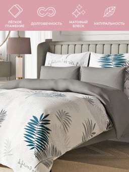 Постельное белье Вестерн Евро (простыня на резинке 180*200 см) + 4 наволочки