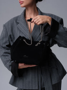 Замшевая сумка Bella DBR 31202 черный  фото 2