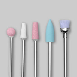 Фрезы для маникюра в пластиковом органайзере, 10 шт.