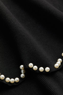 Falda de punto con cuentas decorativas - H&m фото 3