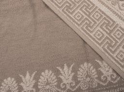 6с102.511ж2 Греция (лен3) Полотенце махровое 67х150см