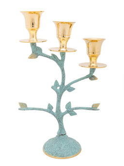 Подсвечник на 3 свечи патина № Коп50196