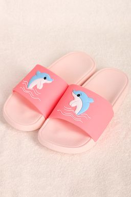 Шлепанцы детские розовые