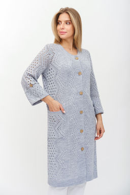 Кардиган 1-660/светло-серый - Злата Стиль фото 2