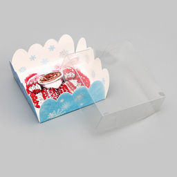 Цена за 5 шт. Коробка для печенья, «С Новым годом!», 7×7×3 см