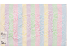 1с105.413ж1 Нежность (св.радужка1) Полотенце махровое 50х30 см