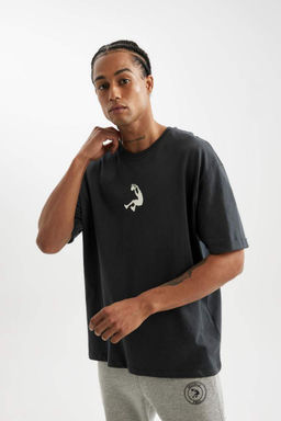 DeFactoFit Футболка оверсайз с круглым вырезом и короткими рукавами Shaquille ONeal  фото 7