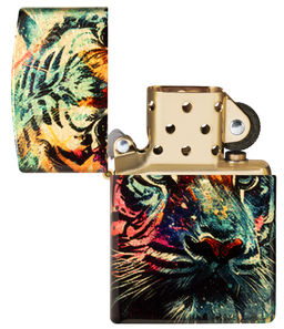 Зажигалка ZIPPO Нарисованный тигр | Painted Tiger 46145  фото 4