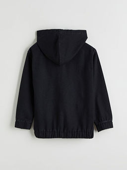 Kap??onlu Erkek ?ocuk Jean Ceket