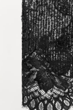 CONTRAST SEQUIN LACE SKIRT - Zara фото 5