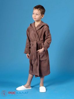 Детский махровый халат с капюшоном МЗ-04 (118)