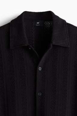 Camisa en punto jacquard Regular Fit - H&m фото 3