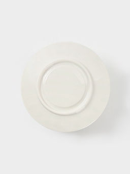 Чайная пара «Тюльпан», 2 предмета: блюдце 15.5×2 см, чашка 235 мл, 12×9×7.5 см, керамика, белая