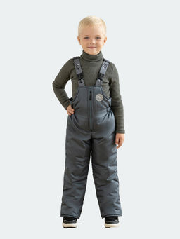 Полукомбинезон детский серый