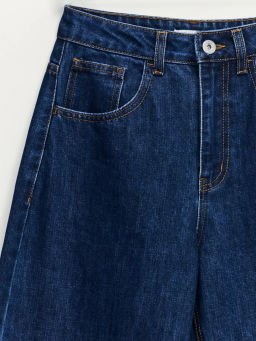 Джинсы barrel с высокой посадкой укороченной длины / Zarina  фото 7