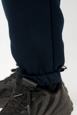 Брюки мужские на резинке из футера 3-х нитка Джокер Тёмно-синий - Амадэль фото 3