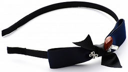 Ободок Бантик с ленточкой PU0325 синий