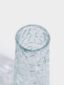 Ваза стекло настольная "Берт" 24х10,5 см, прозрачный