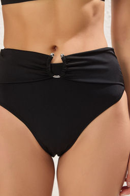 Trendyolmilla Siyah Yuksek Bel Aksesuarl? Regular Bikini Alt? TBESS25BA00027  фото 7