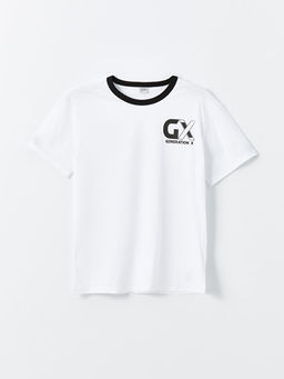 Oversize Bisiklet Yaka Erkek ?ocuk Ti??rt