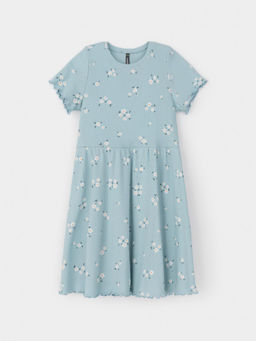 КР 5793/голубой,ромашковое поле платье для дев