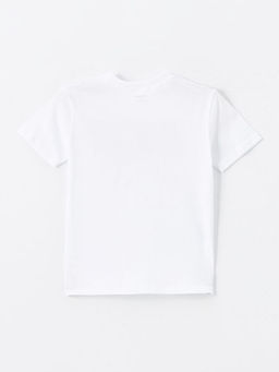 Bisiklet Yaka Atat?rk Bask?l? Erkek Bebek Ti??rt - Waikiki фото 2