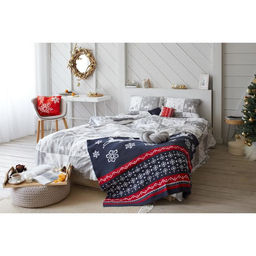 Постельное белье LoveLife евро New year forest 200*217см,240*225см,50*70см-2шт  фото 7