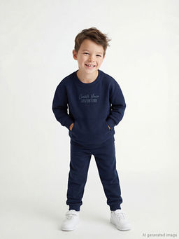 Bisiklet Yaka Erkek ?ocuk E?ofman Tak?m?