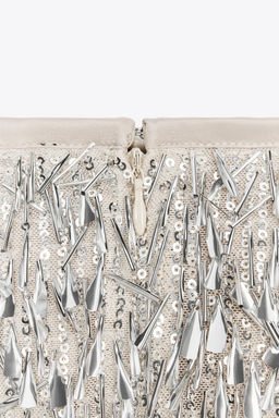 SEQUINNED MIDI SKIRT - Zara фото 8