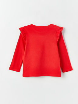 Bisiklet Yaka Uzun Kollu K?z Bebek Ti??rt 3l? - Waikiki фото 3