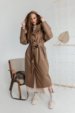 Плащ AMORI 2137 кофейный