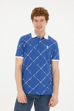 Мужская синяя футболка