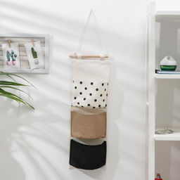 Органайзер подвесной с карманами «Доляна. Мэри», подвесной, 3 отделения, 59×20 см