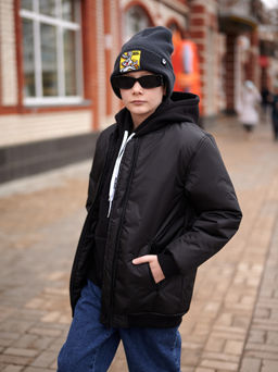 Бомбер демисезонный для мальчика Френд красный - Yollochka фото 23