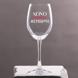 Бокал для вина Хохотливая женщина, 360 мл