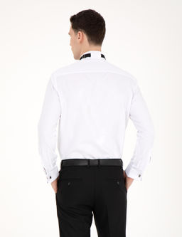 Beyaz Slim Fit Smokin G_mlek