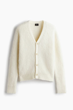 C?rdigan en mezcla de alpaca Loose Fit