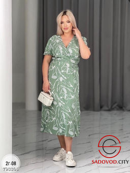 Легкое платье на запах