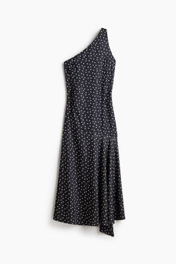 Vestido de sat?n con fular