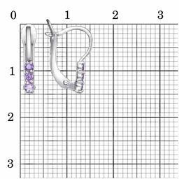 СЕРЬГИ 33814970Пл6 - Красная пресня фото 3