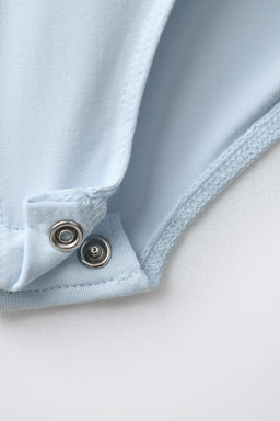 BODY POLIAMIDA CUT OUT / Azul pastel - Zara фото 4