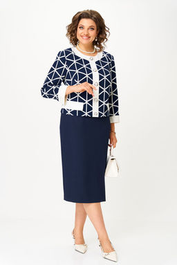 Костюм Aira Style 24128-Р сине-белый