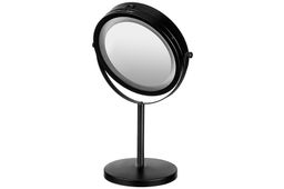 Зеркало двустороннее на подставке 21*13,5*33 см 5-кратный зум со светод.подсветкой,черное - Elan gallery фото 5