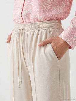 Beli Lastikli Geni? Pa?a Kad?n Pantolon