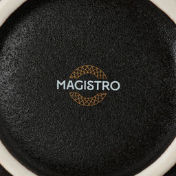 Салатник Magistro Pietra lunare, 780 мл, d=16 см, фарфор, чёрный