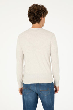 Мужской базовый трикотажный кардиган Stone Melange - U.s. polo assn фото 12