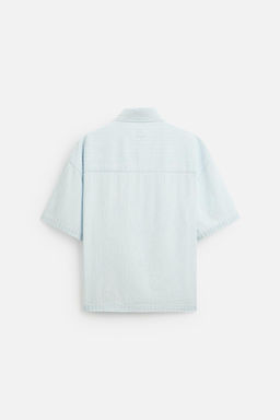 FADED TEXTURED SHIRT - Zara фото 8