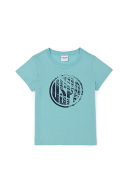 U. S. Polo Assn / Мятная базовая футболка с круглым вырезом для мальчиков - U.s. polo assn фото 2